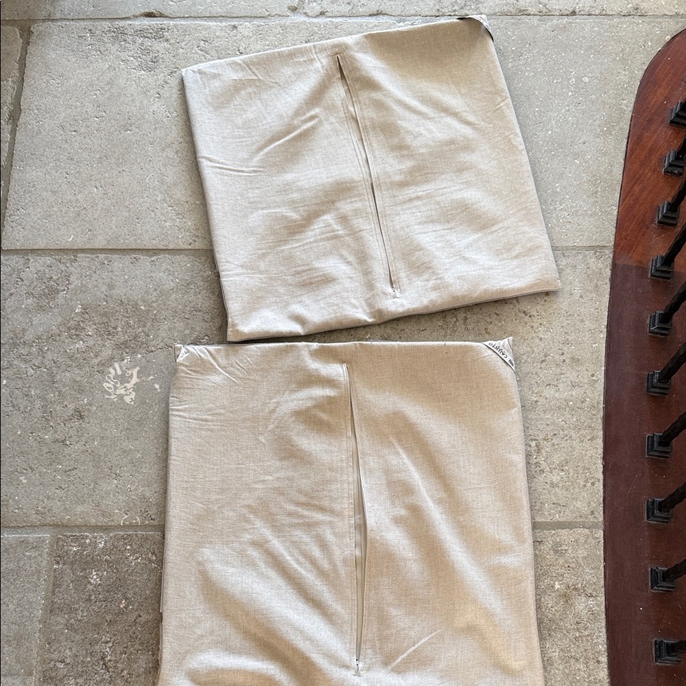 Callisto Home White and Brown Accent Pillow - Picture 4 of 5